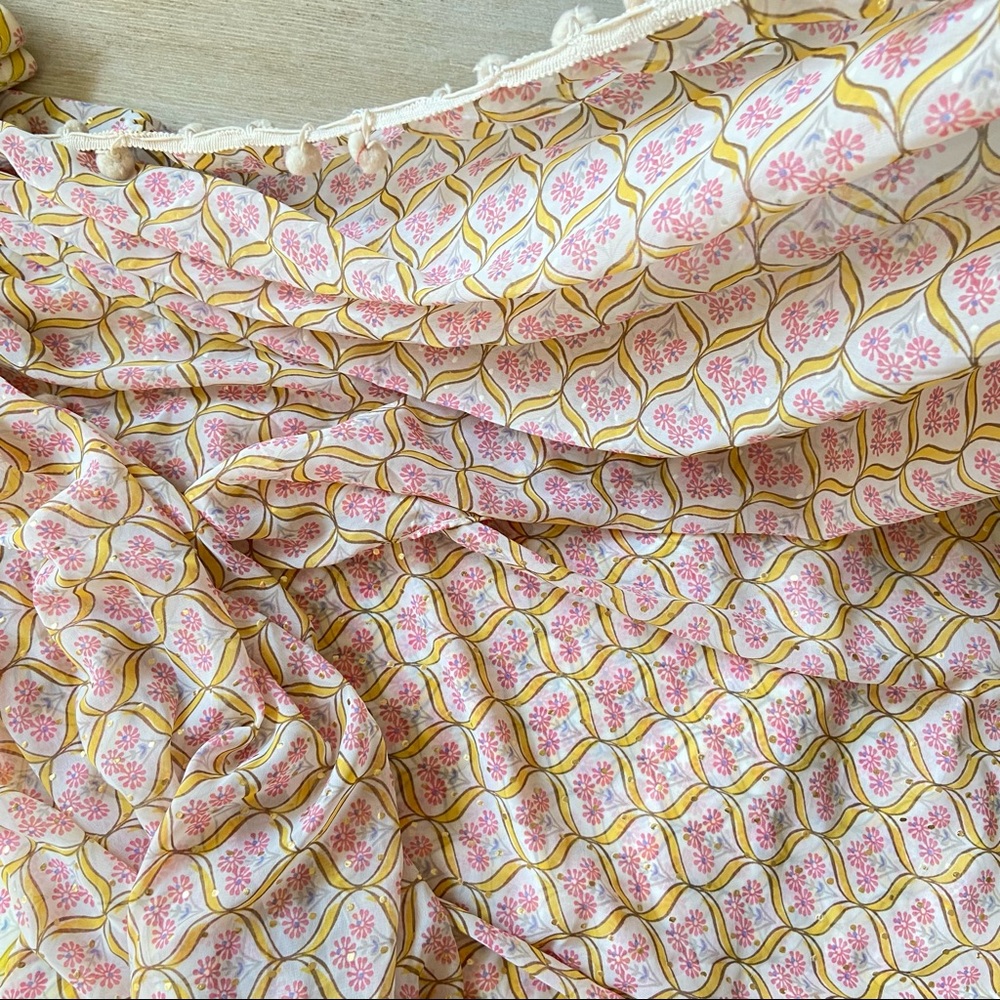New - Global Desi - Frilled Stitched Saree Dress - Never Worn - Ready to Wear - Picture 15 of 17